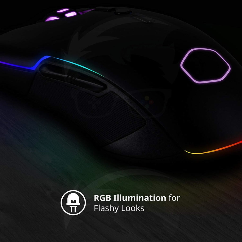 Cooler Master Cm310 Gaming Mouse With Ambidextrous Grips 10000 Dpi Optical Sensor And Rgb Cooler Master Cm310 Gaming Mouse With Ambidextrous Grips 10000 Dpi Optical Sensor And Rgb